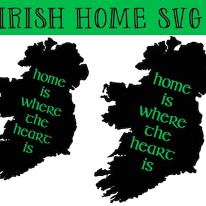 Ireland Home SVG map - irish SVG - ireland cutting file - irish cutting file - ireland cricut - ireland printable - irish printable