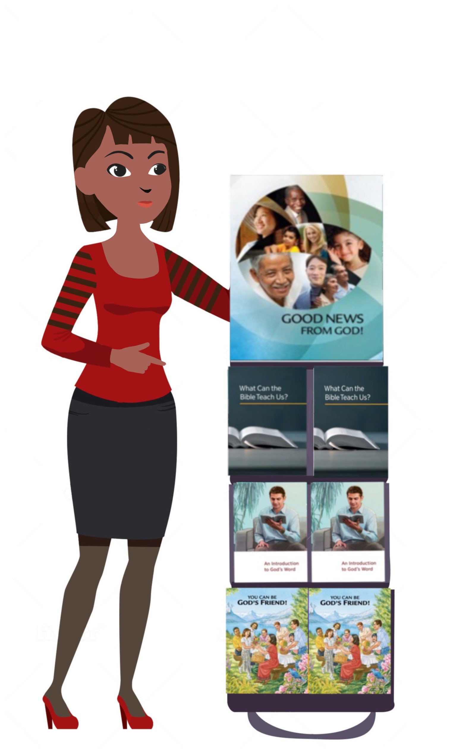 JW Cart Printable Ministry Trolley Cart Clip Art witnessing Etsy