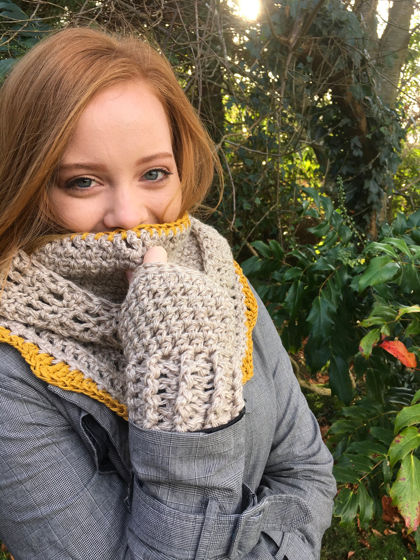 PDF Hooded Cowl Pattern - Scarf Pattern - Winter Crochet Pattern - Hood ...