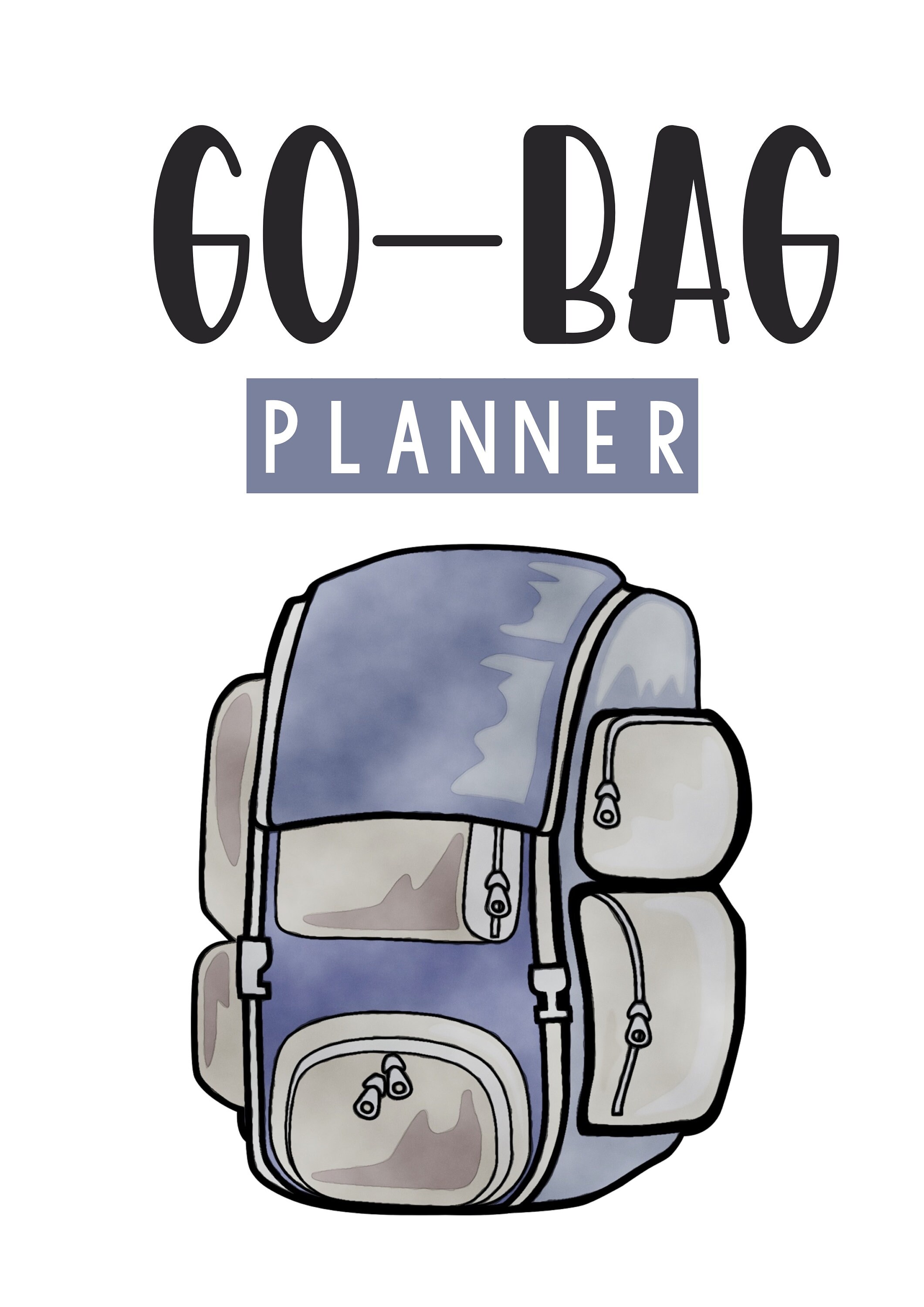 JW Go Bag Planner Emergency List First Aid Checklist Etsy