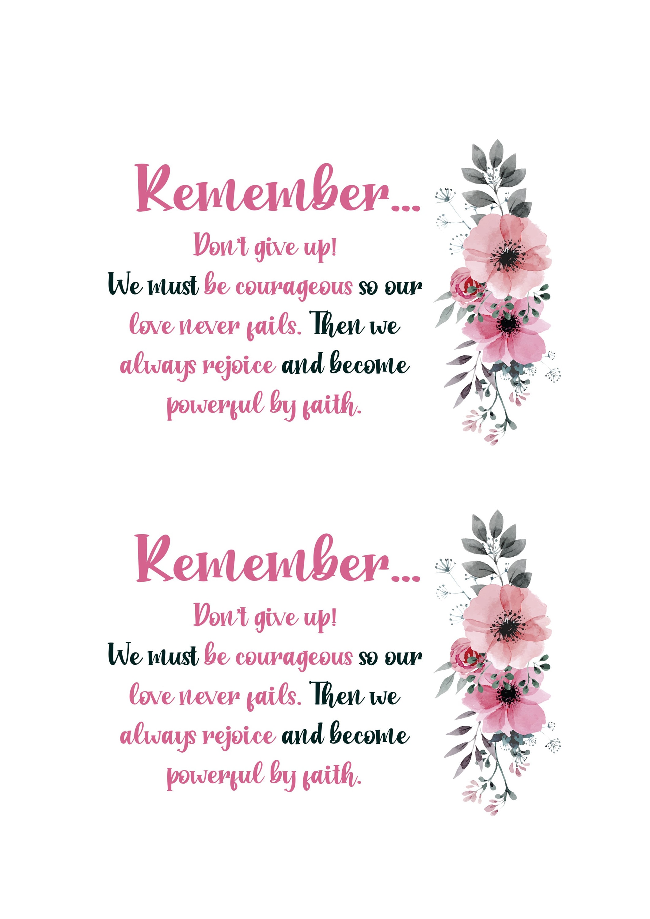 JW Convention 2021 Printable Card Powerful by Faith Postcard - Etsy