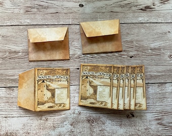 Tiny  printable mini watchtower envelope - best life ever - jw witnesses - pioneer school - watchtower - letter writing