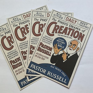 Jeu de cartes JW - pasteur Russell - étudiants de la Bible - témoins de Jéhovah - école pionnière - cadeau de baptême - meilleure vie de tous les temps - série photo