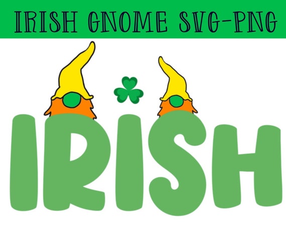 Download Irish Gnome Svg Clipart Sublimation Design Leprechaun Etsy PSD Mockup Templates