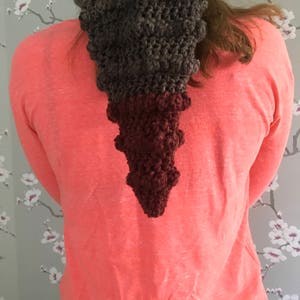 PDF Crochet hood pattern hat pixie elf hat pattern snood pattern crochet hat pattern image 5