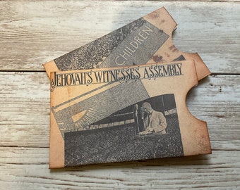JW printable vintage assembly gift card wallet - seed packet - pioneer school - baptism gift - convention 2023 - Jehovahs witnesses