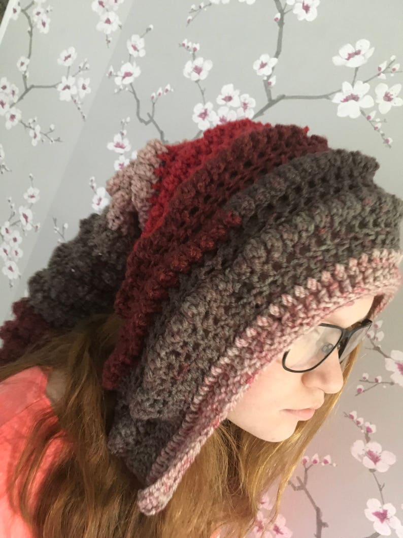 PDF Crochet hood pattern hat pixie elf hat pattern snood pattern crochet hat pattern image 4