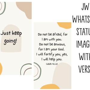 Escritura de status JW WhatsApp - história versículo bíblico - testemunhas Jw - escrita de cartas - ferramenta de ministério de pregação - melhor vida de todos os tempos