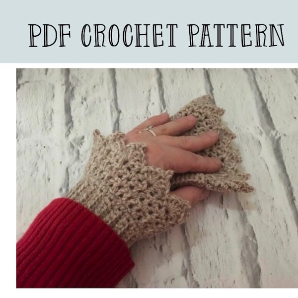 PDF Crochet cuffs pattern - wrist warmers  -crochet cuffs pattern - crochet mitts pattern - crochet wrist warmers pattern - gloves pattern