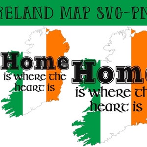 Irland Home SVG Karte - irische SVG - Irland Schneidedatei - irland Schneidedatei - Irland Cricut - Irland druckbar - irland druckbar