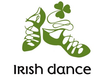 Irish dancing SVG printable -   Tap art print   tap sublimation design    - irish tap dancer - ireland printable -