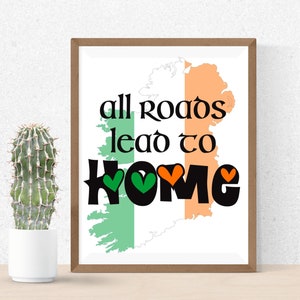 Irland Home SVG Karte - irische SVG - Irland schneiden Datei - irische schneiden Datei - Irland Cricut - Irland druckbare - irische druckbare