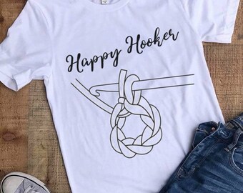 Häkeln SVG ClipArt Vektor - druckbare schneiden Datei Vinyl Aufkleber Transfer - häkeln t-Shirt