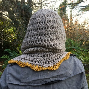 PDF Hooded Cowl Pattern - Scarf Pattern - Winter Crochet Pattern - Hood ...