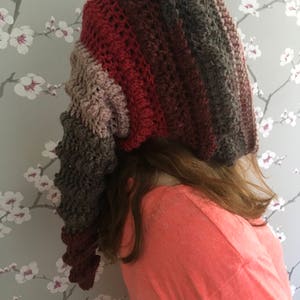 PDF Crochet hood pattern hat pixie elf hat pattern snood pattern crochet hat pattern image 8