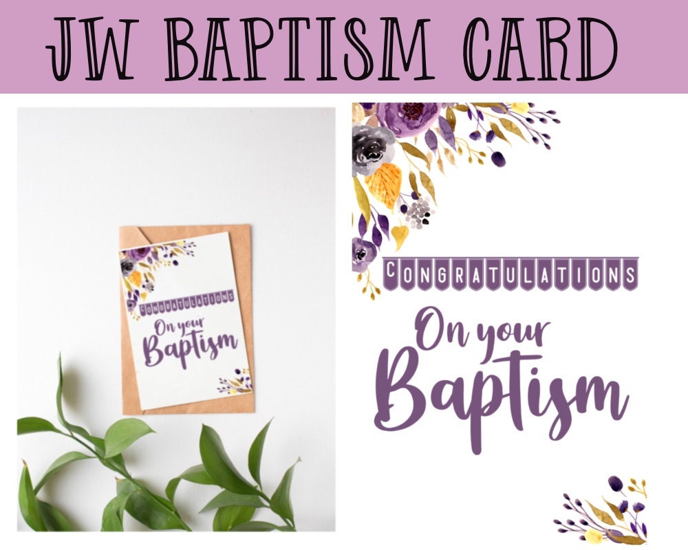 JW Baptism Card Printable Jw Printable Jw Bookmarks JW - Etsy