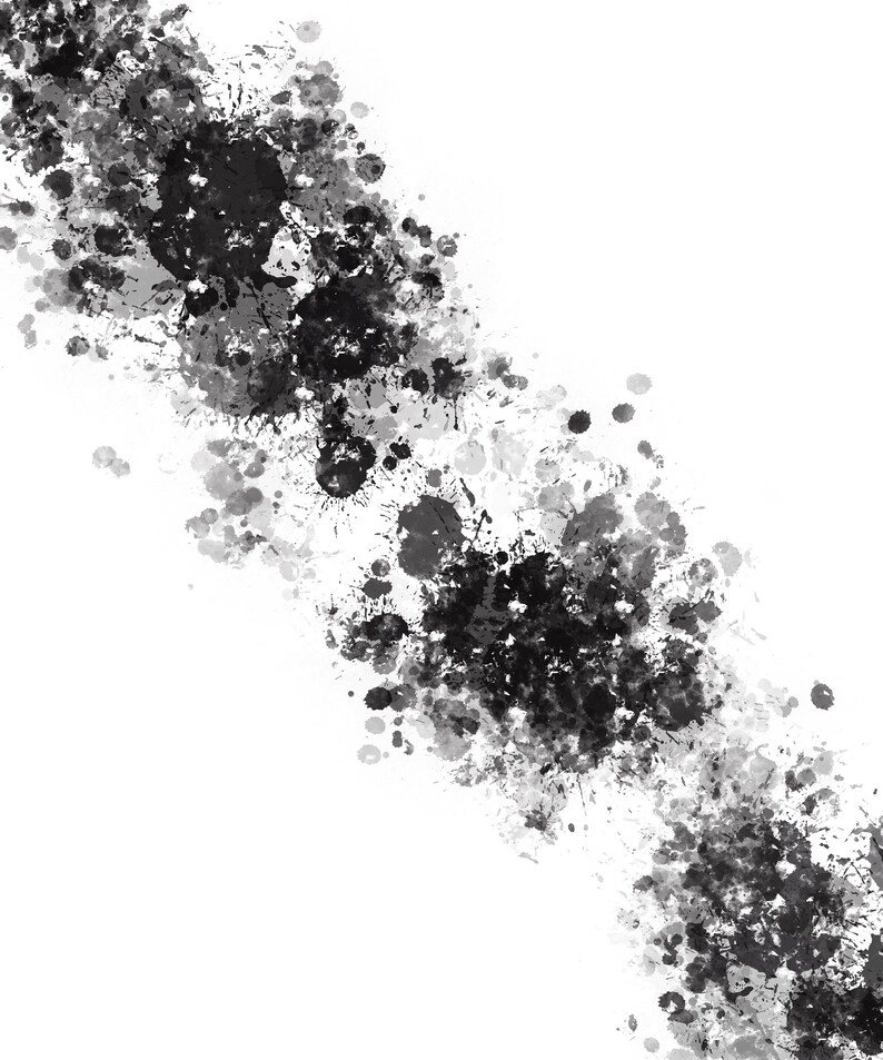 Home abstract printable wall art minimal simplistic sublimation design paint splash picture
