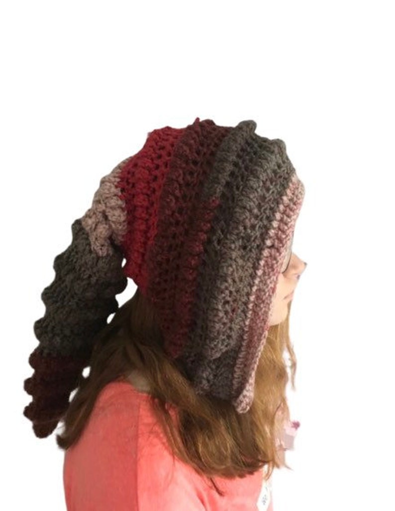 PDF Crochet hood pattern hat pixie elf hat pattern snood pattern crochet hat pattern image 2