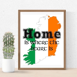 Ireland Home SVG map - irish SVG - ireland cutting file - irish cutting file - ireland cricut - ireland printable - irish printable