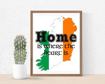 Ireland Home SVG map - irish SVG - ireland cutting file - irish cutting file - ireland cricut - ireland printable - irish printable