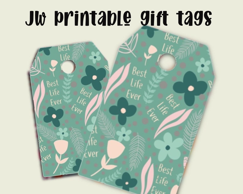 labels cart witnessing Jehovahs Witness printable baptism gift JW ...