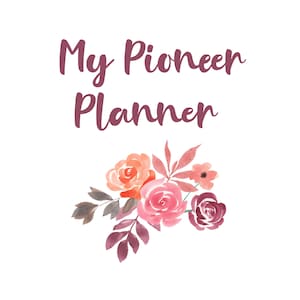 JW afdrukbare pionier planner - bediening schema - Prediking organisator - beste leven, ooit doop pionier school geschenk