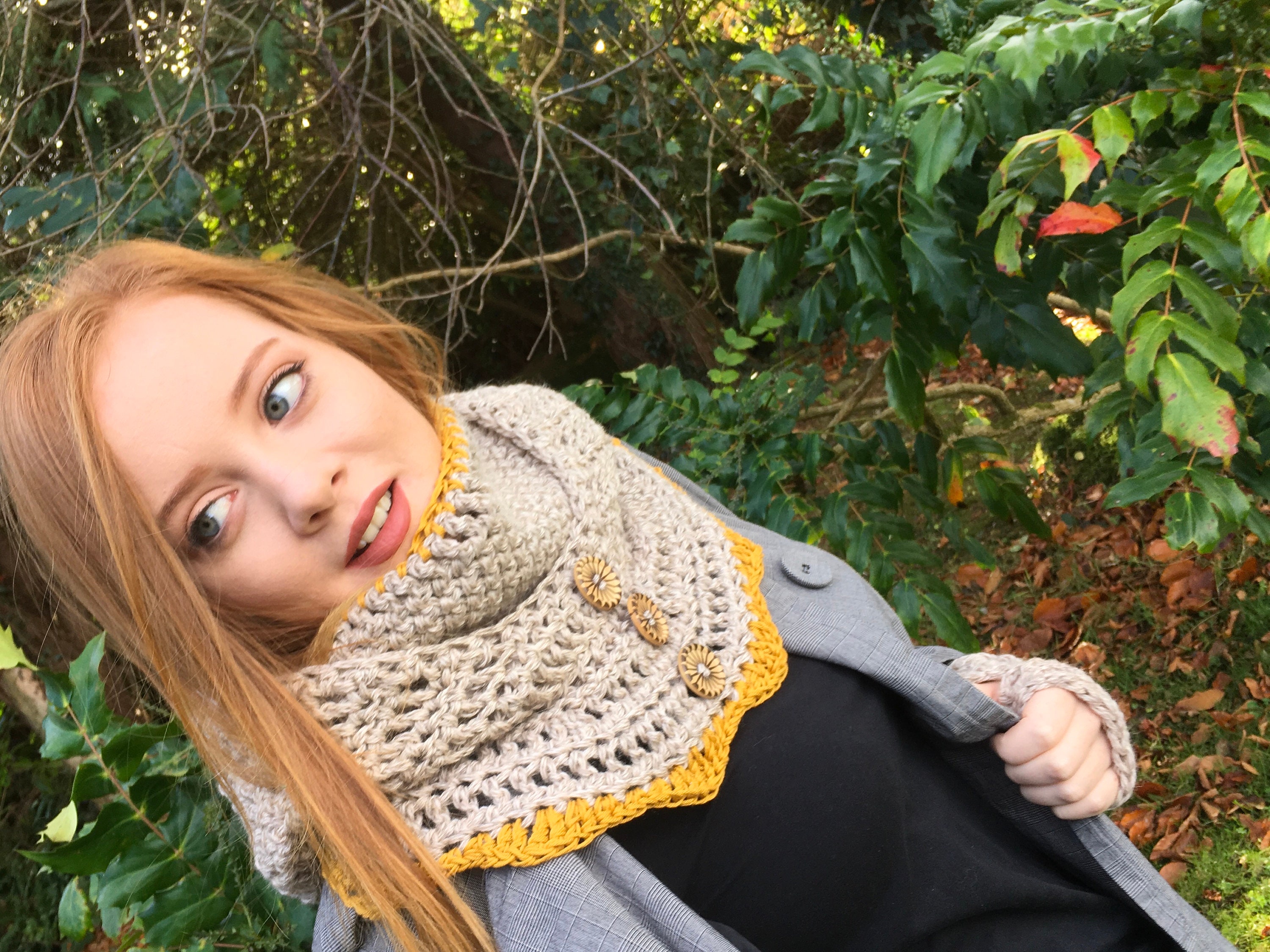 PDF Hooded Cowl Pattern - Scarf Pattern - Winter Crochet Pattern - Hood ...