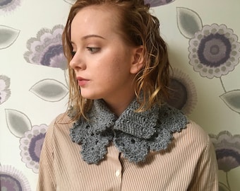 PDF Crochet collaret pattern - neckwarmer pdf pattern -  digital download crochet collar