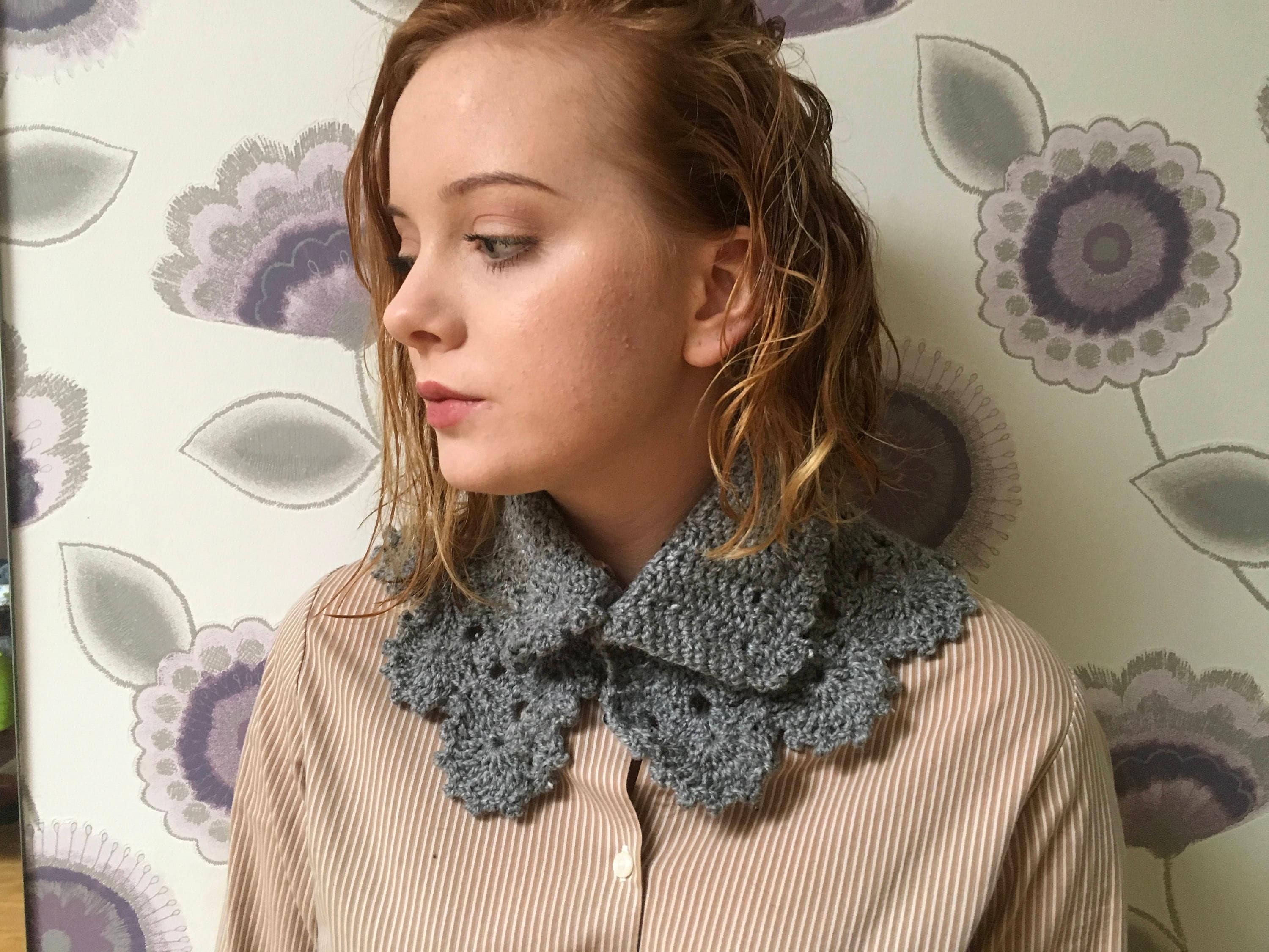 PDF Crochet Collaret Pattern - Neckwarmer Pdf Pattern