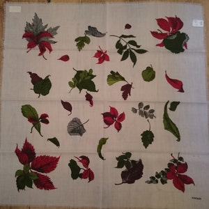 Schöne Kreier 100 % reine weiche Wolle - erstaunliche Hand gedruckt und reine Vintage - neu und unbenutzt von Vintage Stock