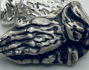 MK BarZ @1.7 Ozt "Praying Hands" Sand Cast .999 FS