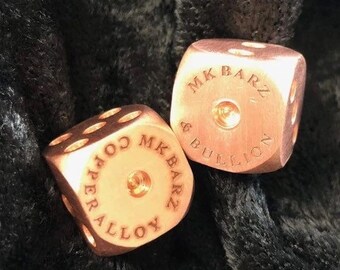 MK BarZ “Dice Set” Copper Alloy
