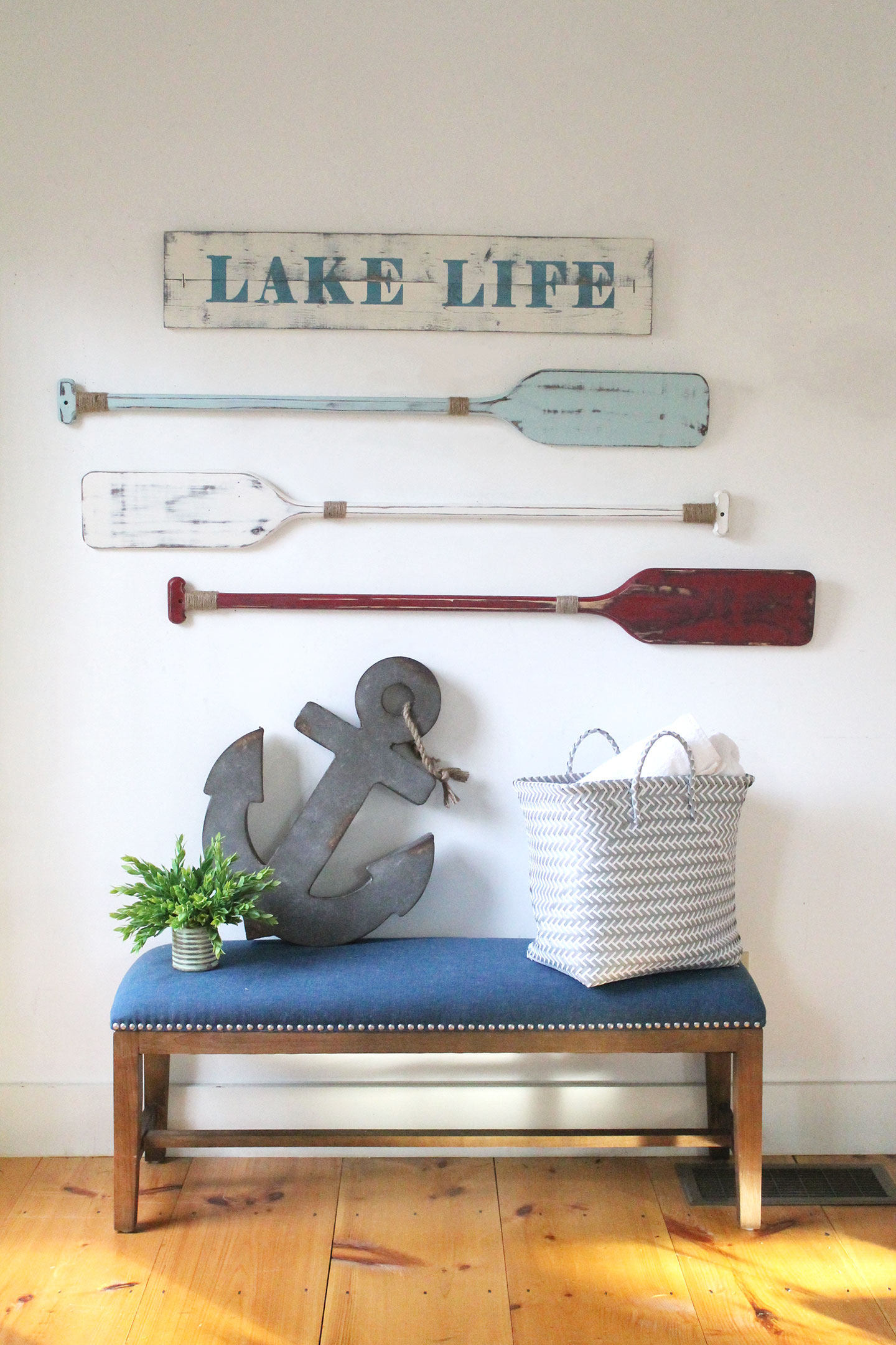 oars wall decor set of 2 or 3 oars decorative oars painted