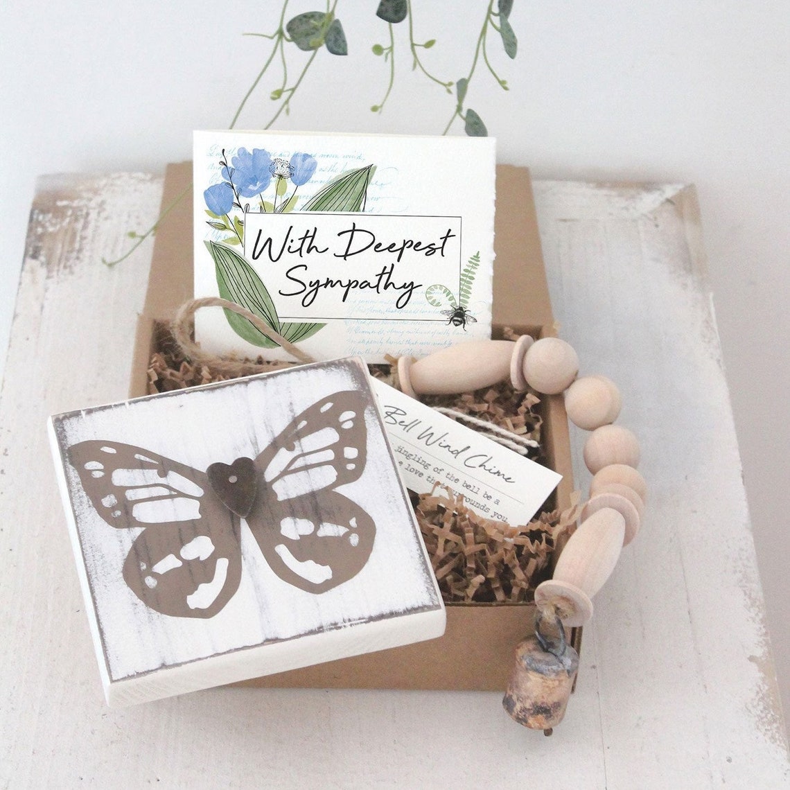 BUTTERFLY SYMPATHY gift set 34 pc personalized memorial Etsy