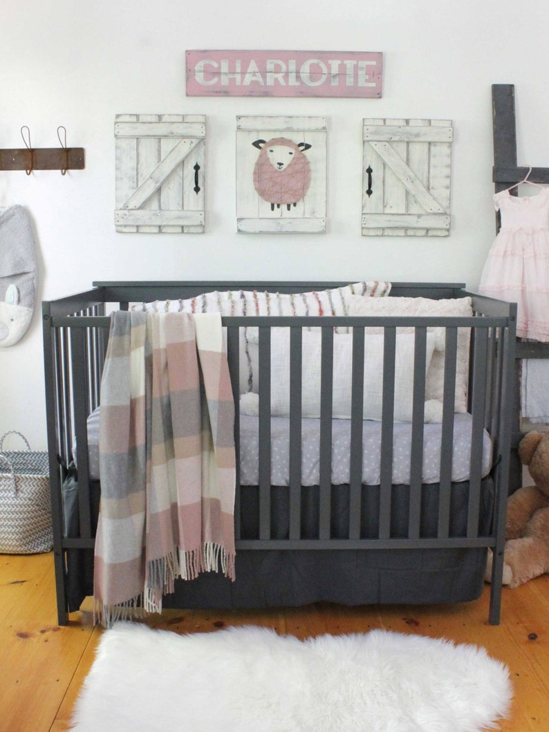 SHEEP NURSERY DECOR lamb nursery art rustic sheep decor Etsy