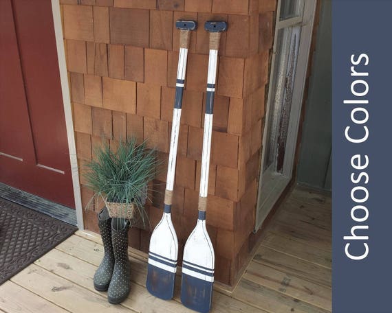 Wooden Oars Pair Of Oars 2 Oars 48x5 Decorative Etsy