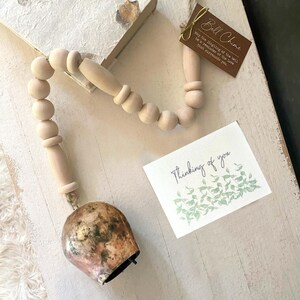 Memorial 26" Mongolian Bell Chime and Personalized Card, Optional Necklace