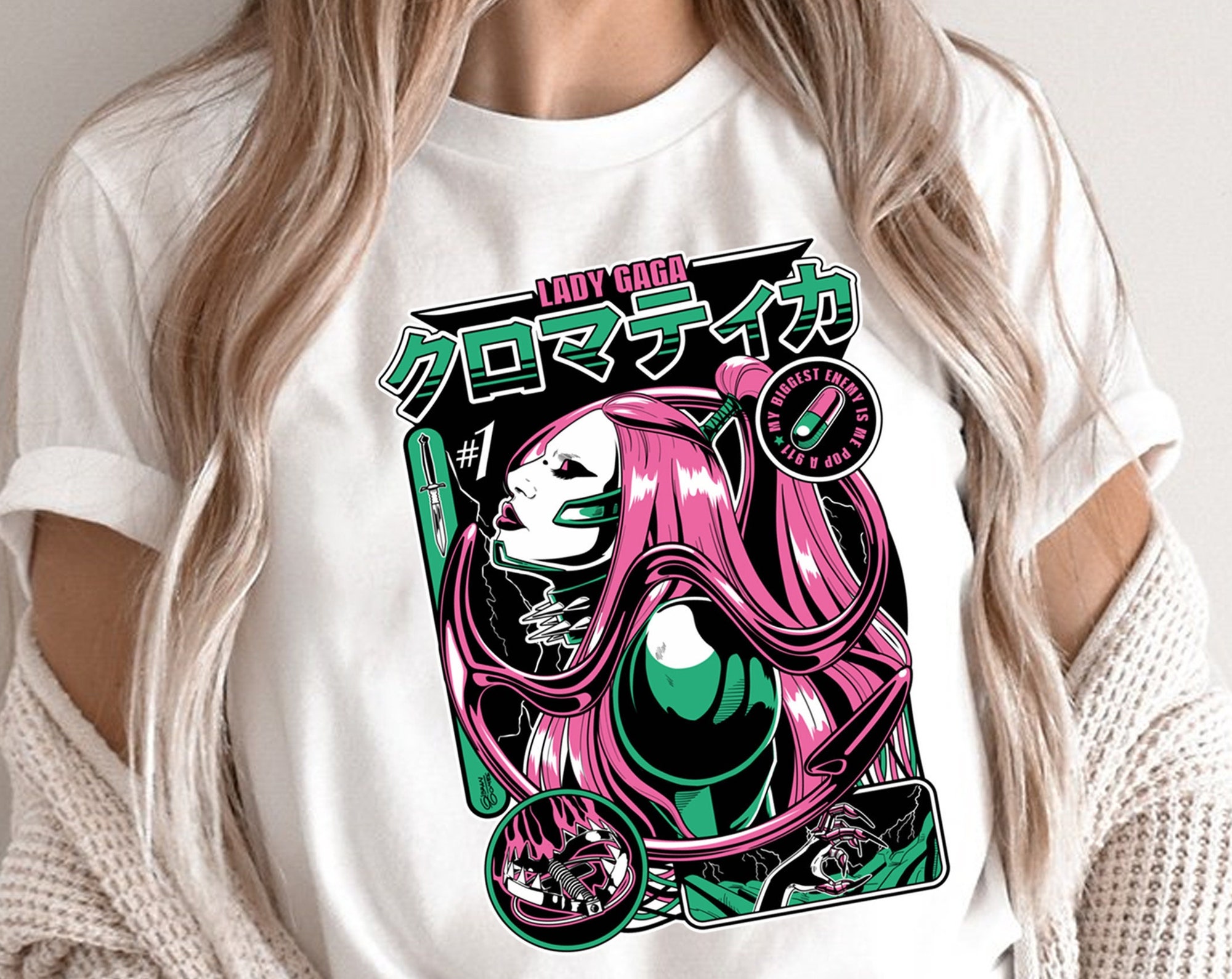 Discover The Chromatica Ball Tour 2022 Lady Gaga T-Shirt