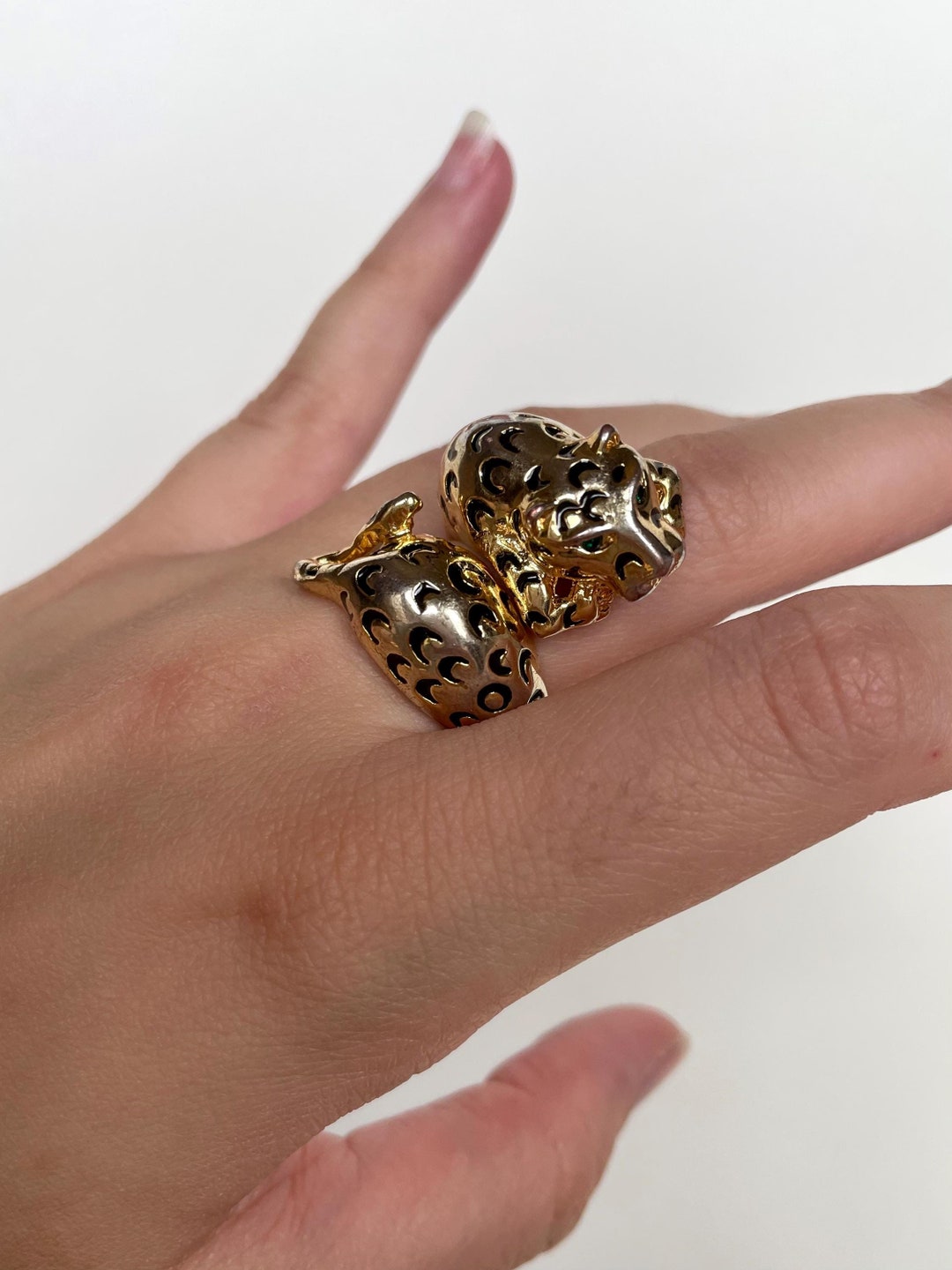Junky Rings Vintage Jaguar Chunky Statement Ring - Etsy