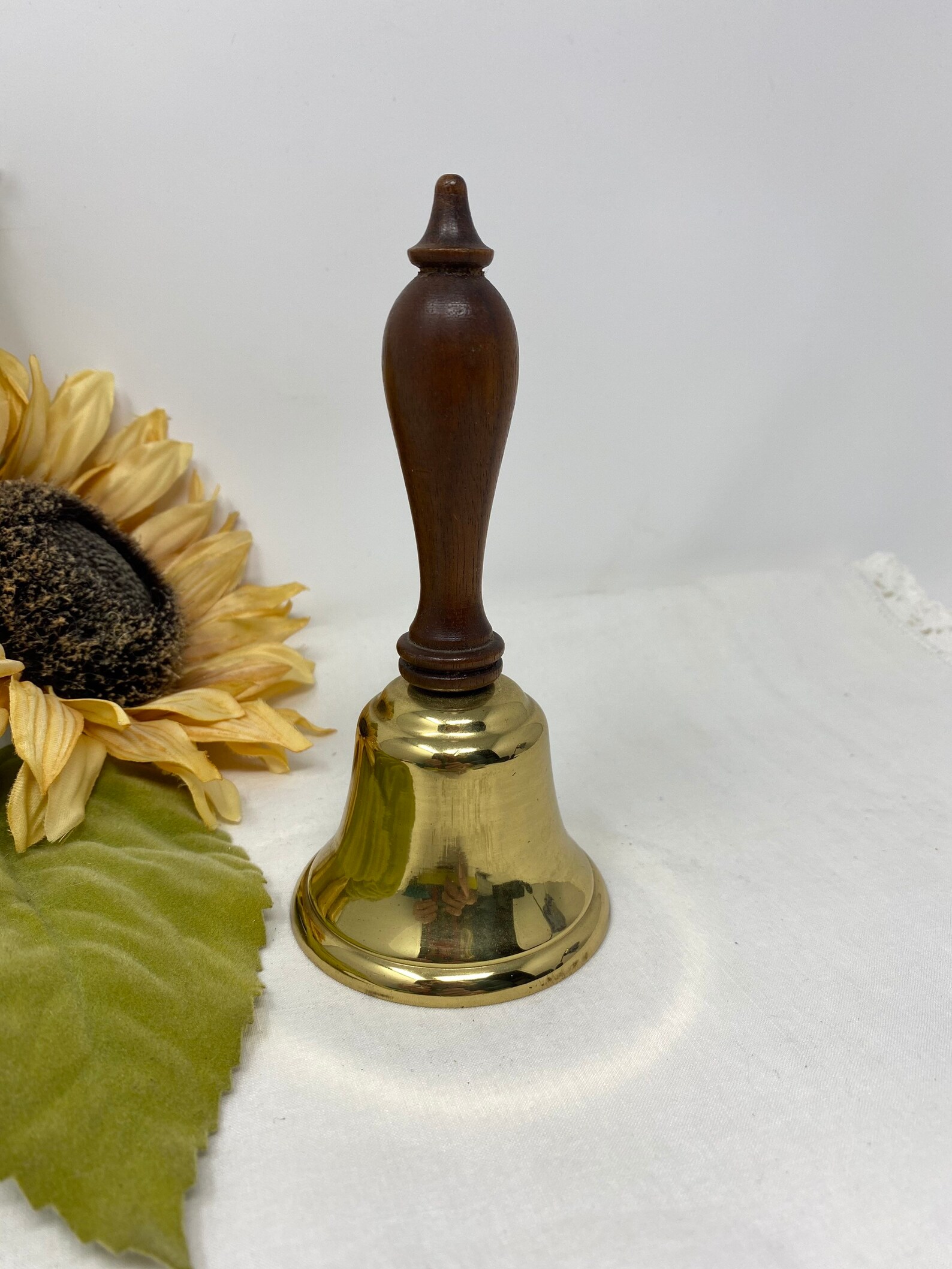 Vintage Brass Dinner Supper Bell Vintage Brass Bell with Etsy