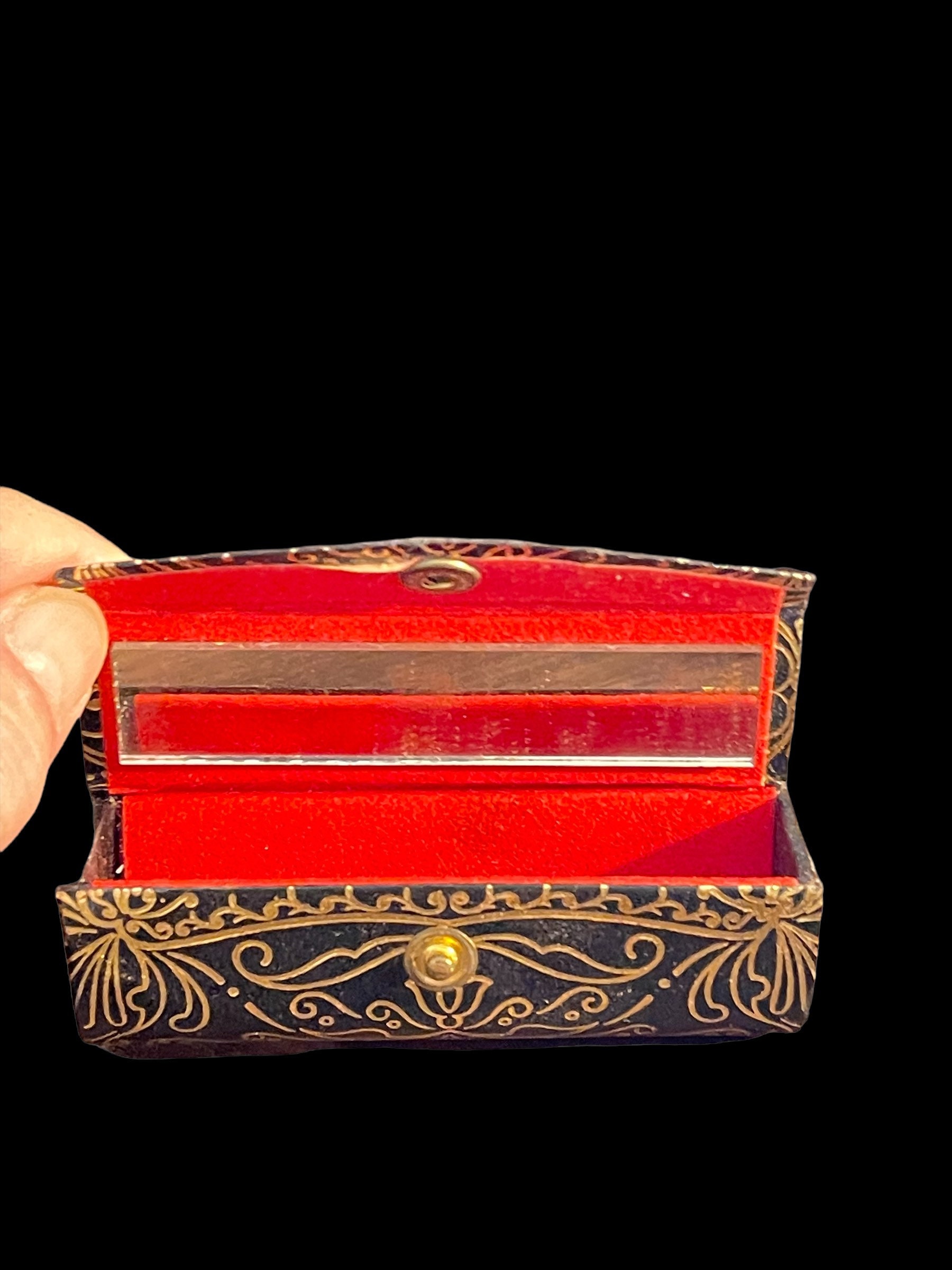 Vintage Lipstick Case Made in Italy Etsy