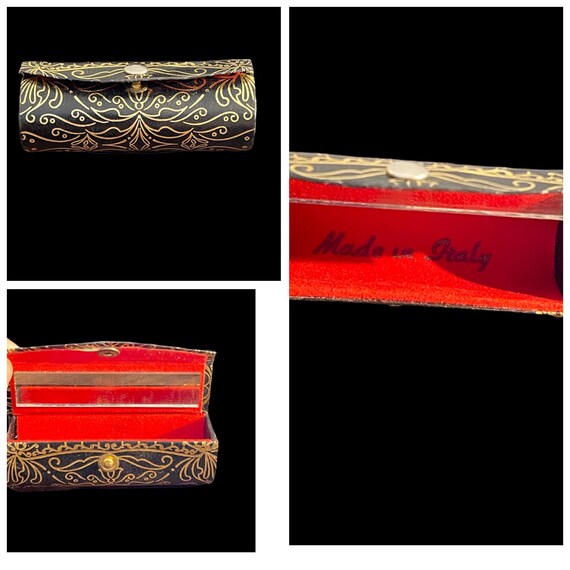 Vintage Lipstick Case Made in Italy Etsy