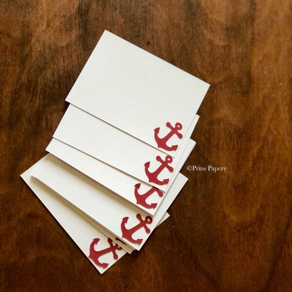 Anchor Place Cards Etsy