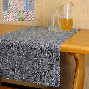Cotton table runner linen Table runner Cotton runner Custom table runner Table linens Table decor Party table runner modern table runner