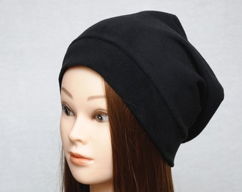 9 colors Unisex hats Black slouchy hat Oversized hat teen hat fleece beanie Slouch Beanie Mens hats jersey hat Mens gift Womens gift for her