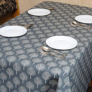 12 colors Cotton Linen tablecloth Grey cotton tablecloth table cover custom tablecloth natural tablecloth large rectangle rustic tablecloth