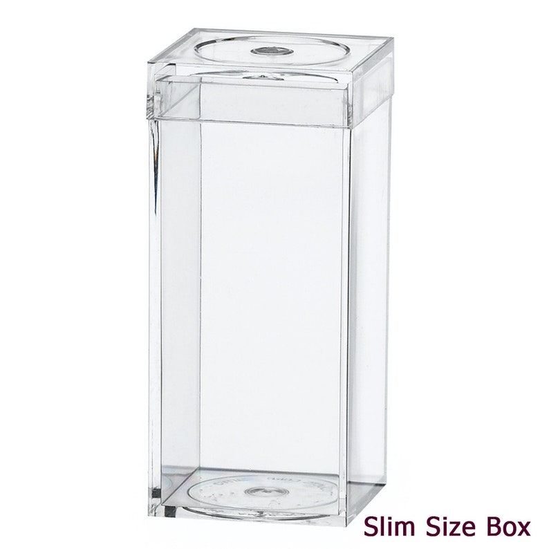 Wedding Favor Supplies - Clear Favor Box Set of 25 Crystal Clear Favor Boxes set of 25