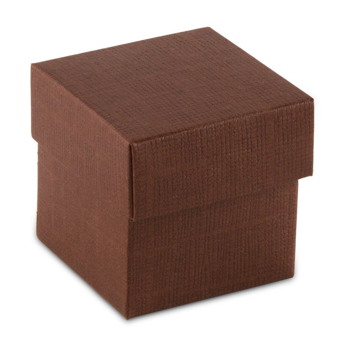 10 Brown Favor Box 10 Boxes, Wedding Favor Boxes, Square Favor Box