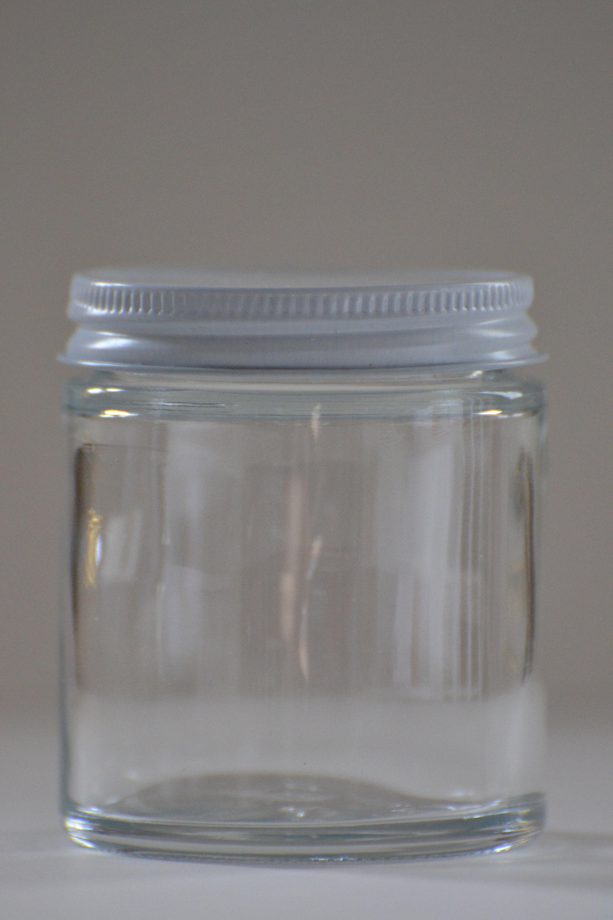 4 oz Glass Jar. Wholesale. 4 pack. Made in USA. Recycled Clear Etsy