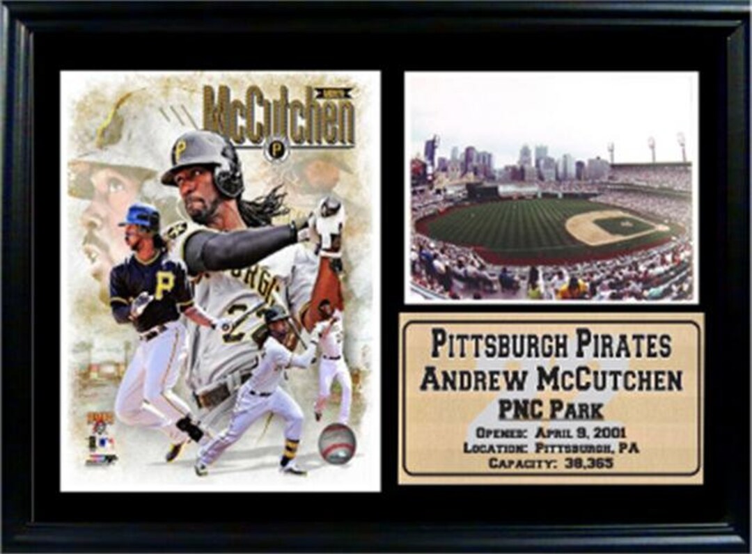 12x18 Photo Stat Frame Andrew Mccutchen Pittsburgh Pirates 